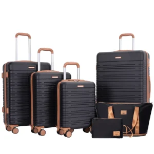 6-Piece Hardside Luggage Set with TSA Lock