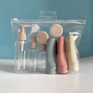 Refillable Travel Toiletry Bottle Set