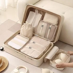 Travel Packing Cubes & Luggage Organizer Set
