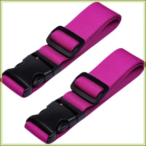 Heavy-Duty Add-a-Bag Luggage Straps – 2 Pack