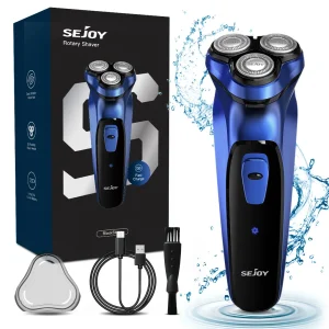 3D Rotary Electric Shaver with Pop-Up Trimmer