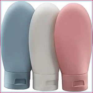 3-Pack 60ml Silicone Travel Bottles