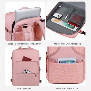 35L Carry-On Travel Backpack with USB Port