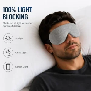 3-Pack Soft Blackout Sleep Eye Masks